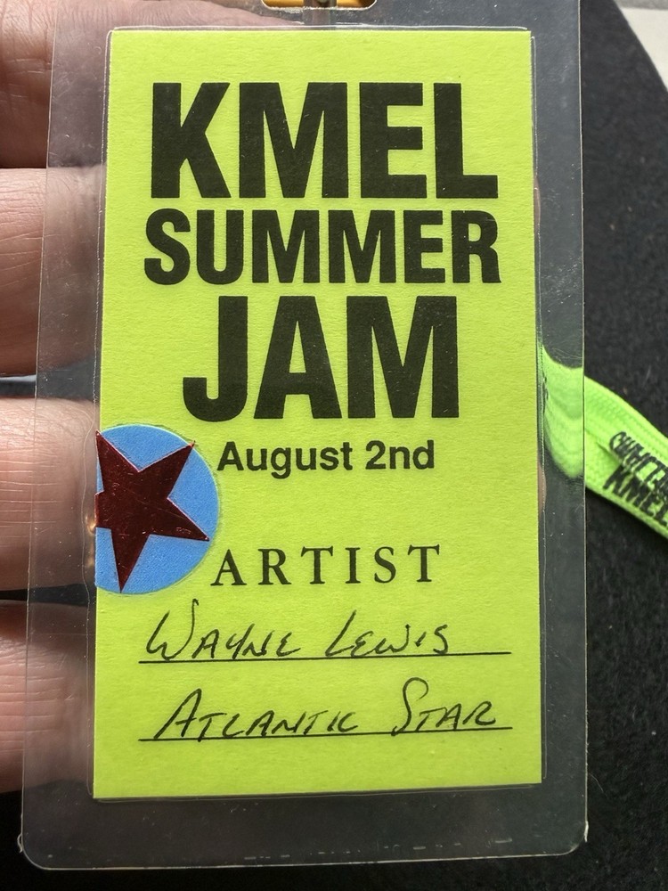 Atlantic Starr Backstage Passes Owned By Wayne Lewis & Barbara Weathers