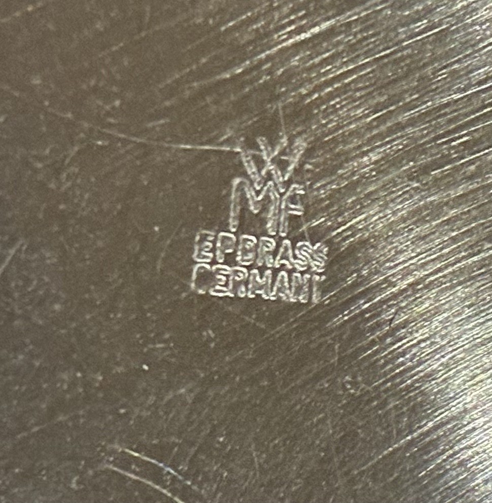 WMF Ikora gently used silver decorative dish from Germany, pristine condition.