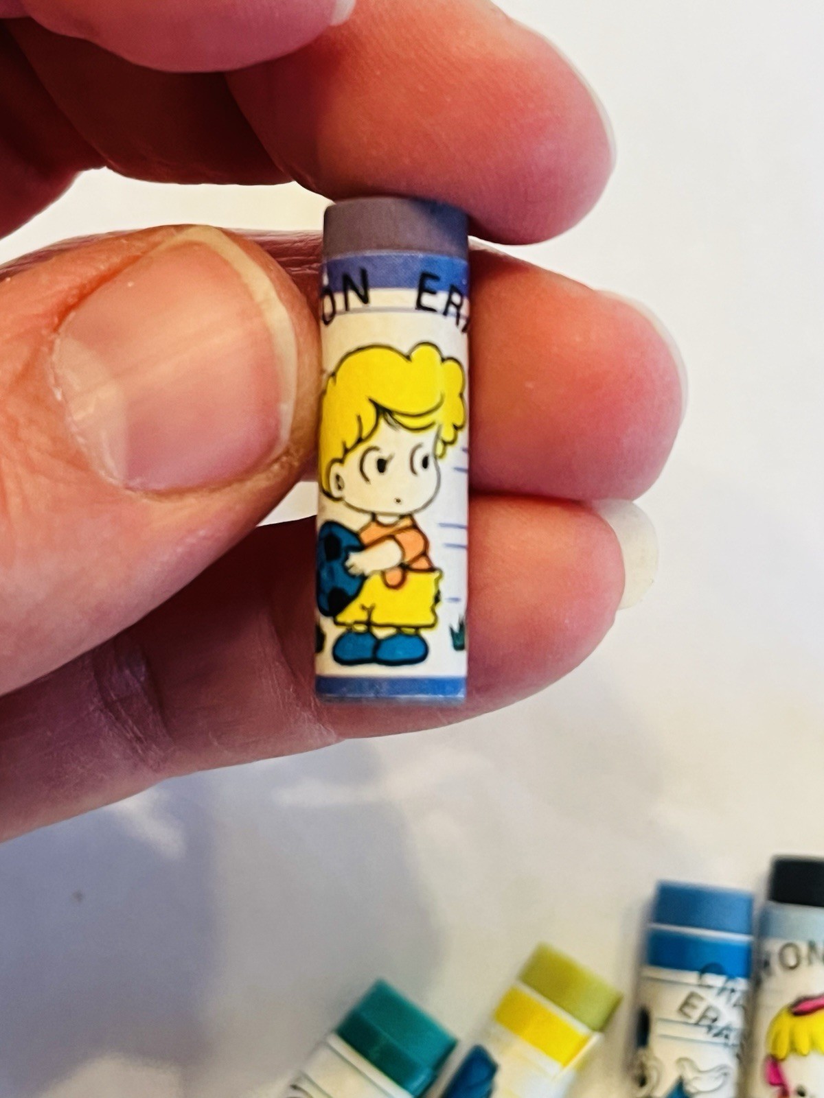 Vintage Erasers Set Cute 1980s Kawaii Collectible Erasers Kawaii Set of 11 BIN79