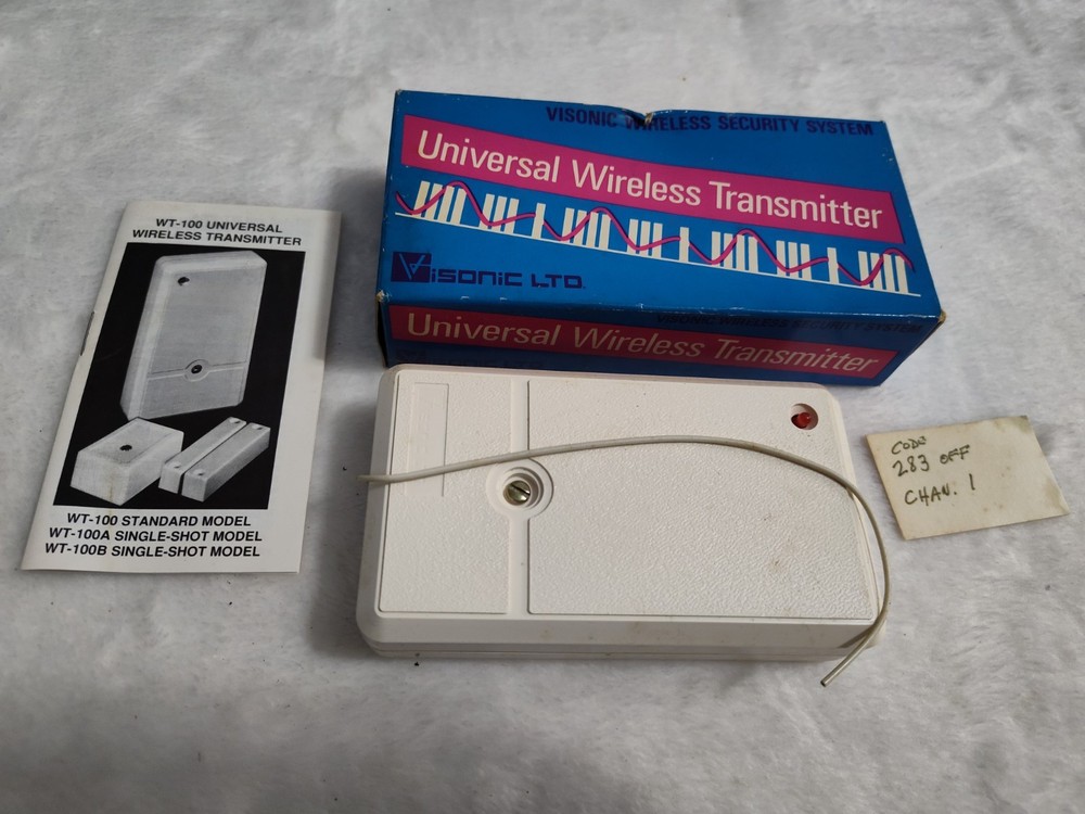 Visionic Wireless Security System Universal Wireless Transmitter WT-100