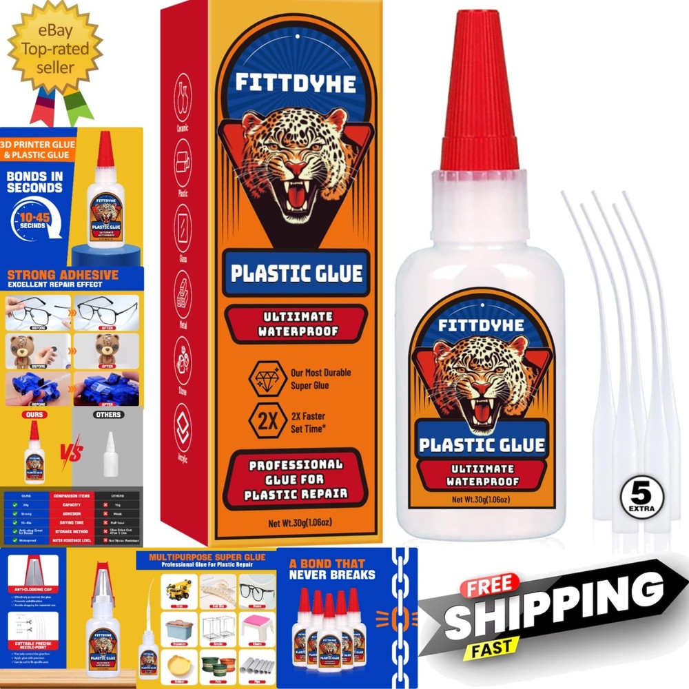 Ultimate 3D Printer Glue - Fast Drying, Clear & Versatile for All Materials