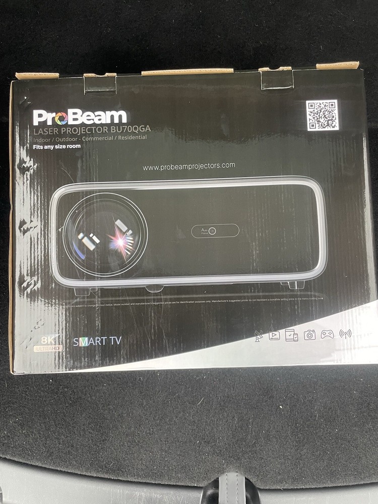 Probeam Laser Projector With Screen