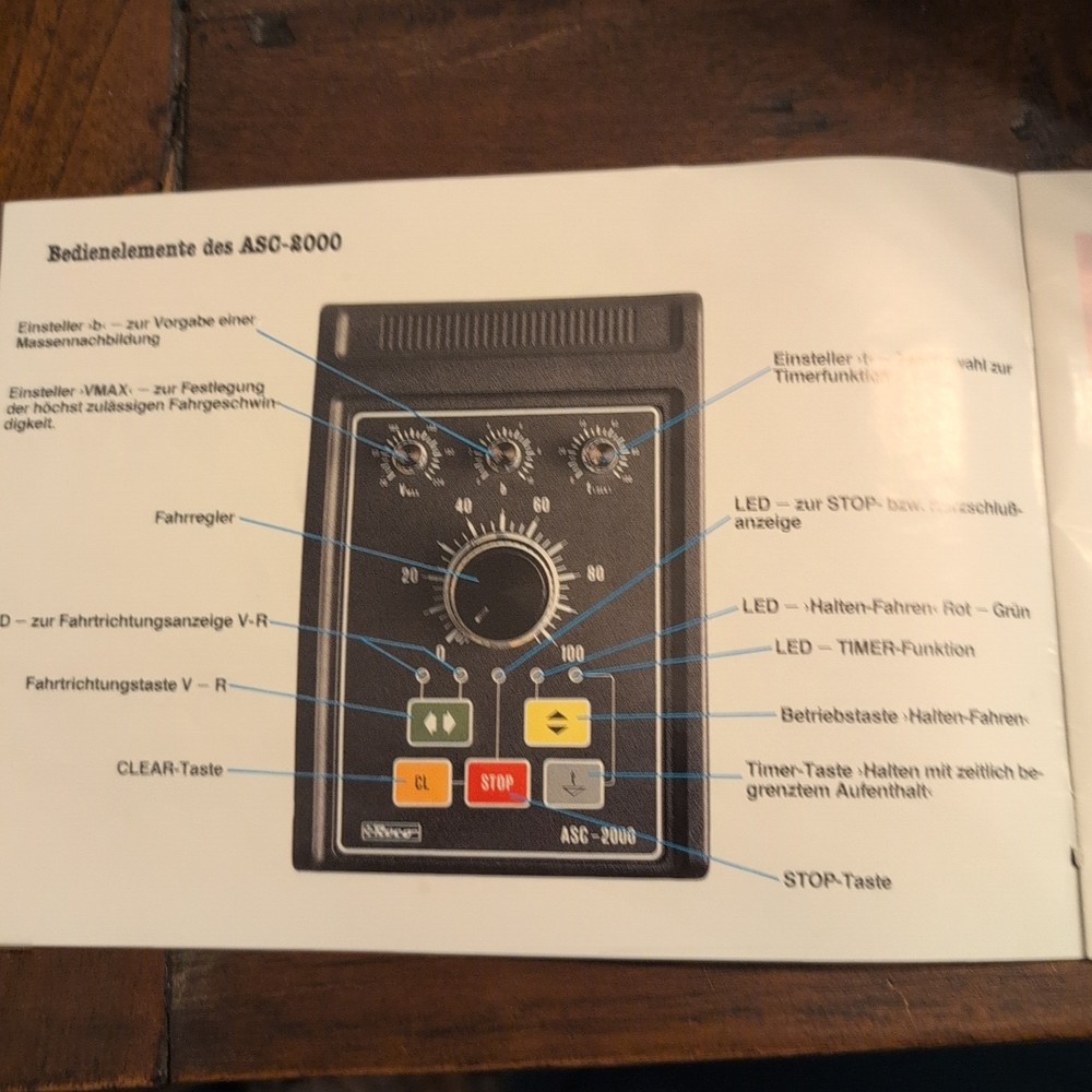 Roco Technic Asc 2000 10712 Tested In Good Shape