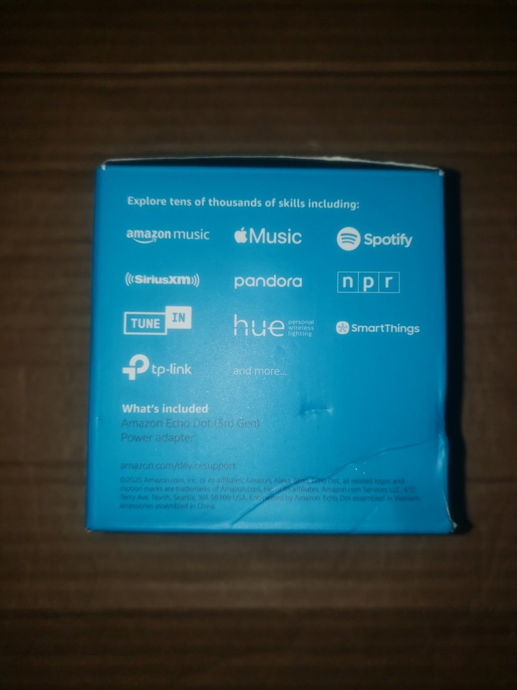 Amazon Echo Dot 3rd Gen Smart Speaker With Alexa Heather Gray C78MP8