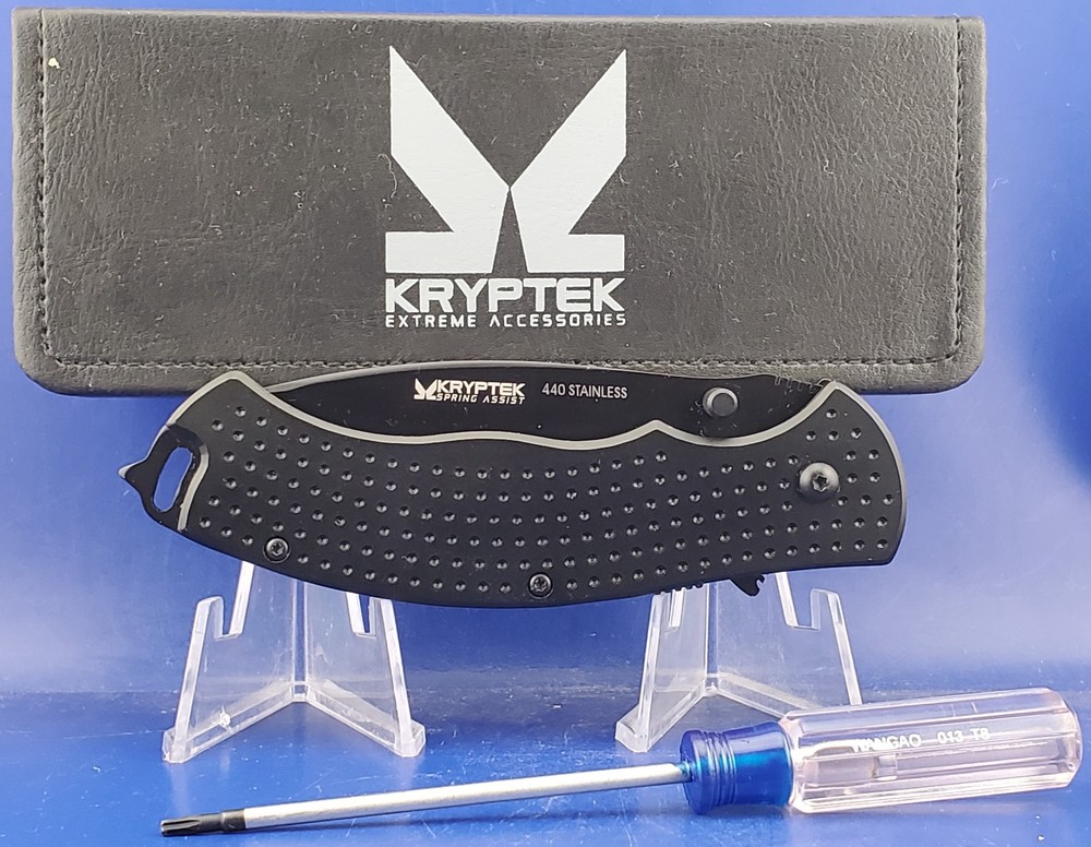 KRYPTEK  SPRING ASSISTED FOLDING KNIFE