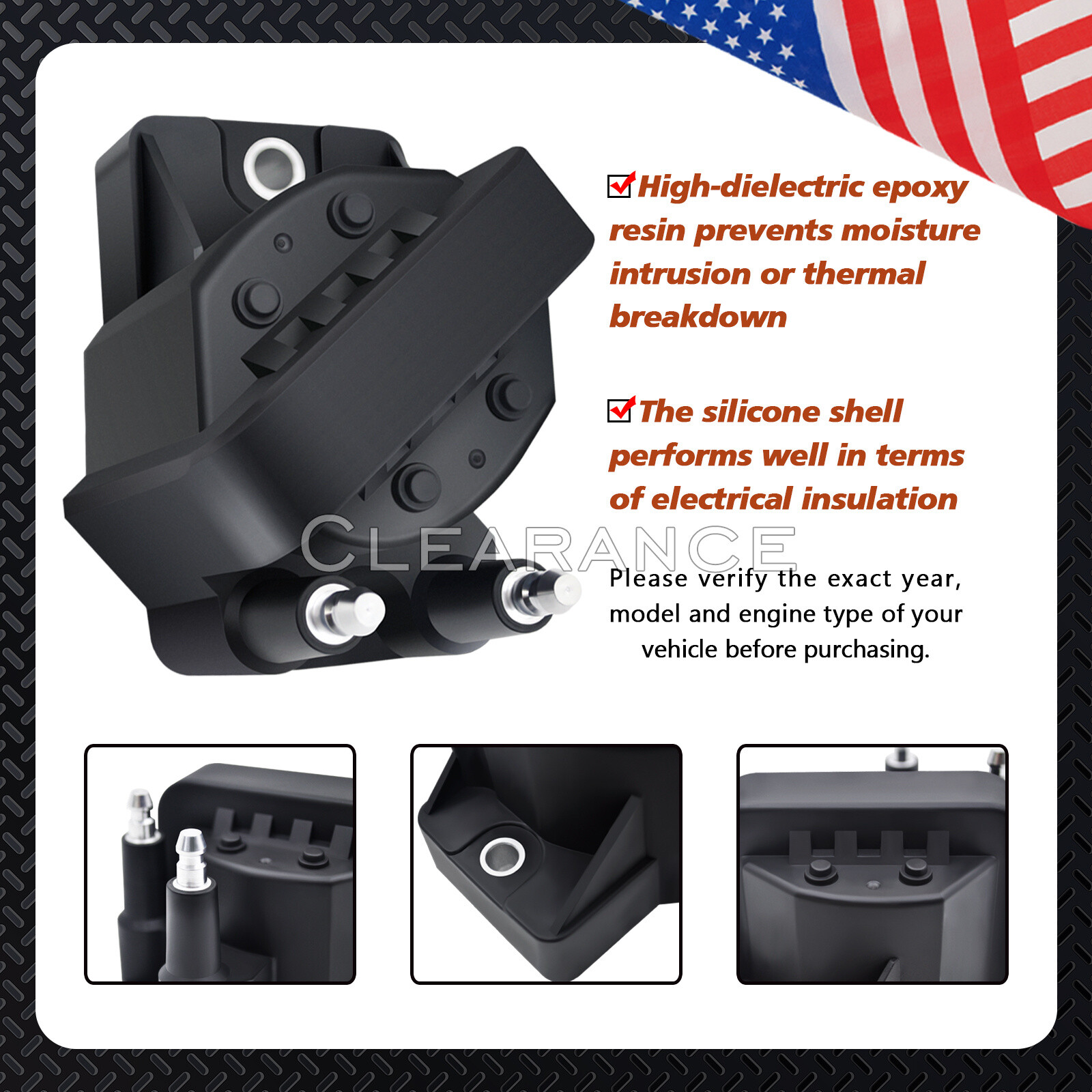 Set of 3 Ignition Coil Pack For Buick Cadillac Chevrolet Oldsmobile 3.8L V6 DR39