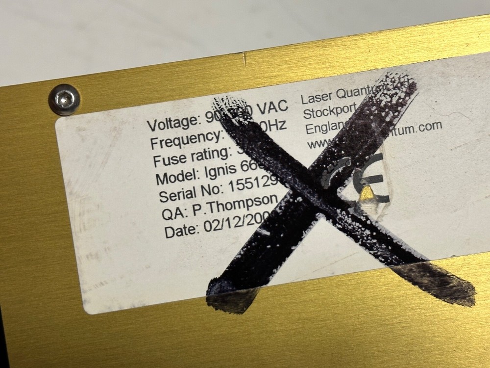 Laser Quantum SMD 6000 Controller for IGNIS 660 Lasers