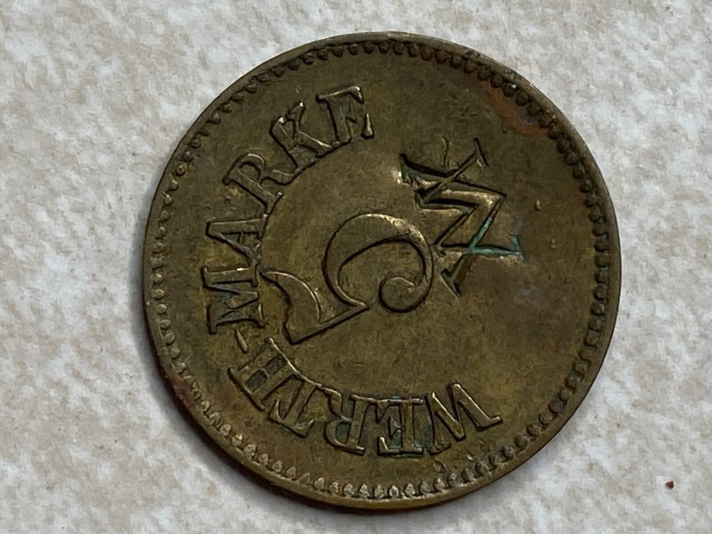 5 Werth Marke Germany token T2513