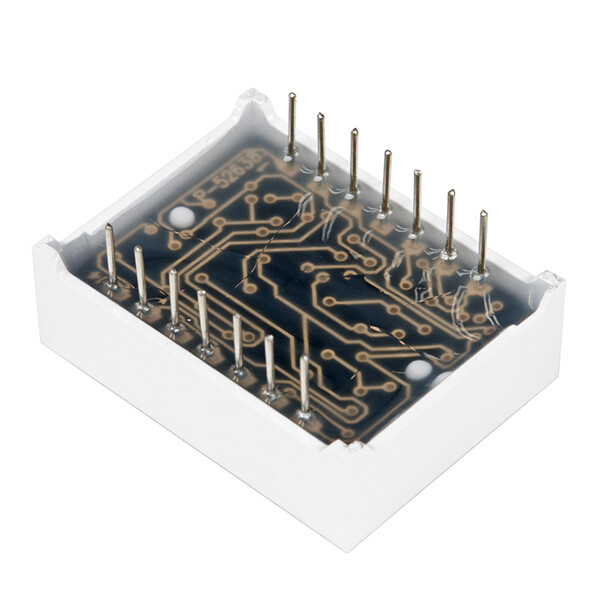 [ SparkFun COM-13999 ] Dual 7-Segment Display - LED (RGB)