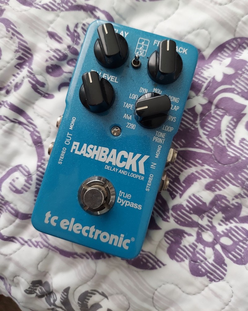 TC Electronic Flashback  Delay and Looper Pedal - Blue