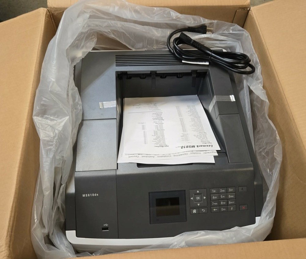 Lexmark MS810dn Fast Network Monochrome Laser Printer Automatic Duplex Two-Sided