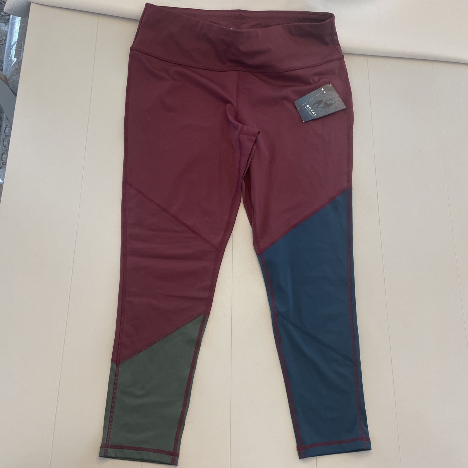 NWT ROYAL Step Up 7/8 Legging - burnt grape - XL $85