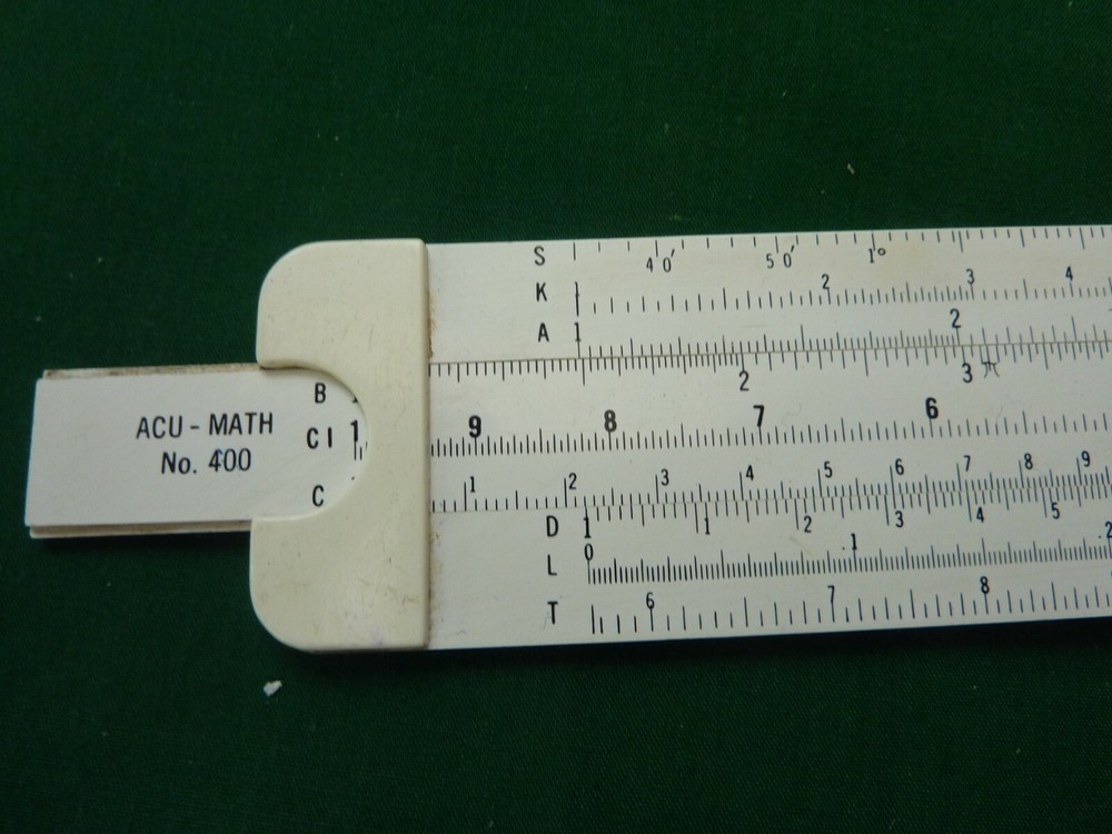 ACU-MATH 400 USA SLIDE RULE