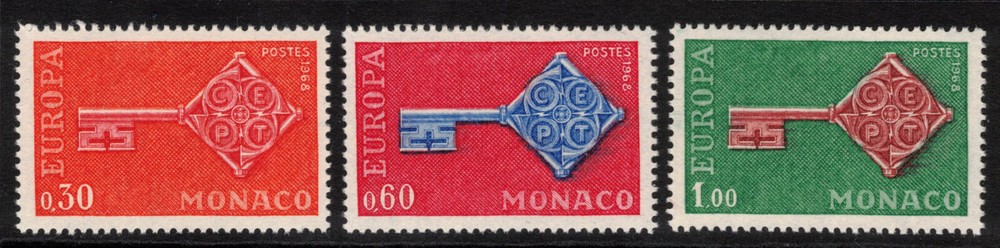 MONACO Scott 689-91 Mint NH