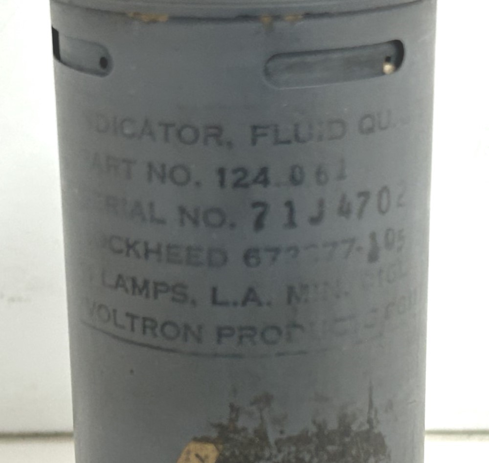 Lockheed L1011 Aircraft Fluid Quantity Indicator P/N 124.061