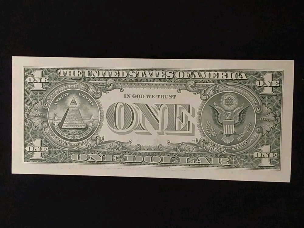 2003 $1 Federal Reserves Note Near Solid 6's Crip Uncirculated Awesome Note!!