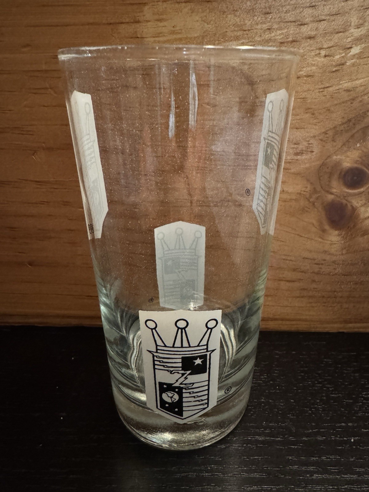 Vintage 1950’s MCM ZENITH Radio & Television Advertising Highball Glass