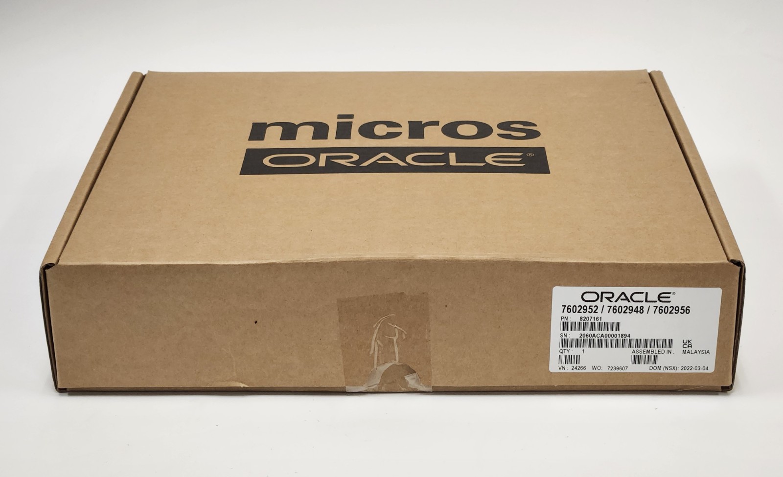 Oracle Micros Compact POS Workstation 3 10" Atom E3930 4GB RAM 64GB NEW OPEN BOX