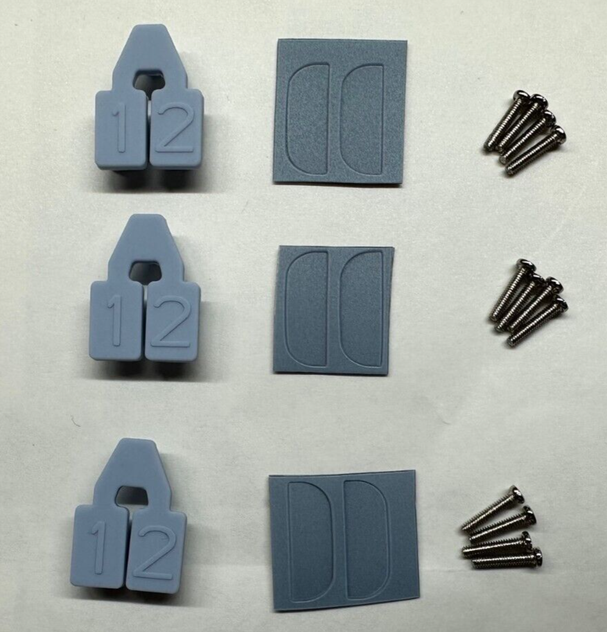 3 Pack - GE Apex Pro CH Telemetry Transmitter Interface Covers, Stickers, Screws