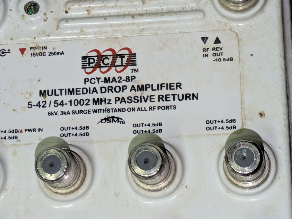 PCT-MA2-8P Amplifier with Power Supply