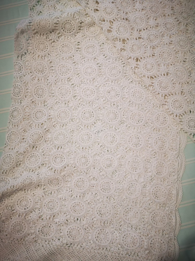 Handmade Crochet Double Bedspread