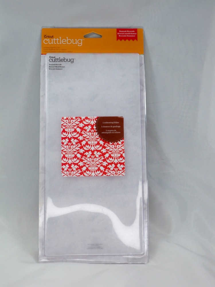 CUTTLEBUG 5.5" x 12" Embossing Folder - DAMASK BROCADE - NEW