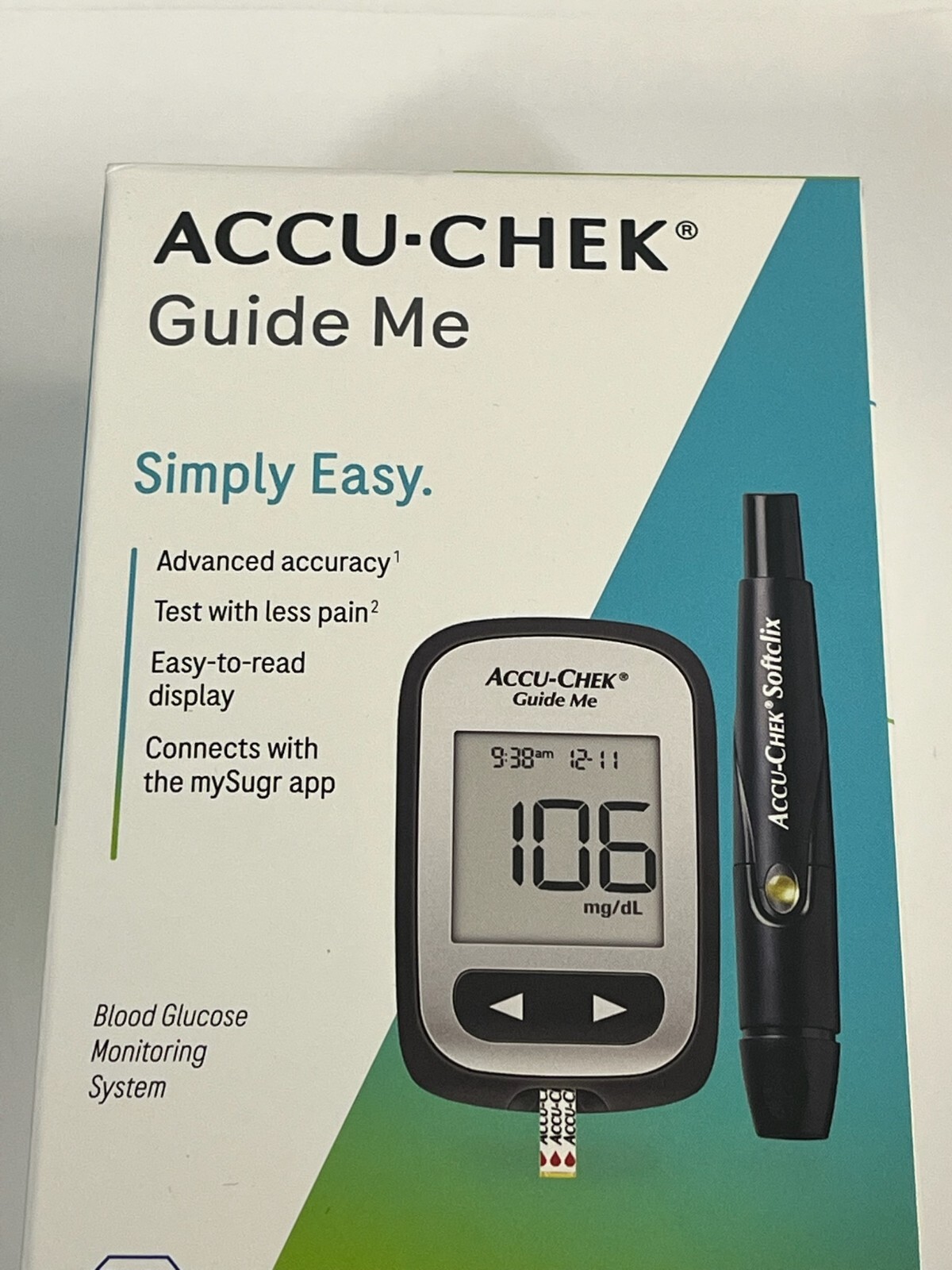 Accu-Chek Blood Glucose Monitoring System - Black Exp 11/01/2027 NEW