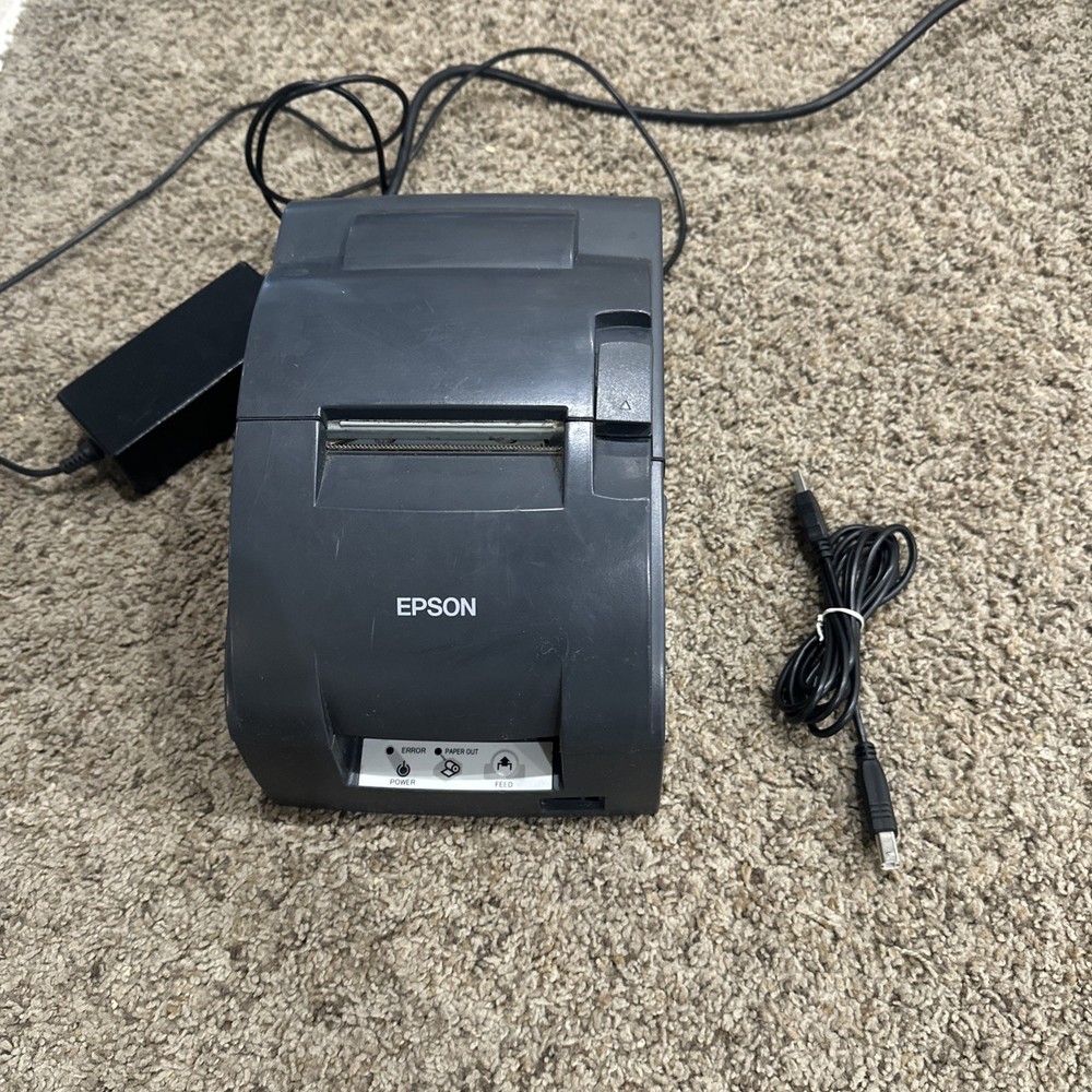Epson TM-U220B M188B Kitchen Receipt Printer [ETHERNET/Network E04 +Power Cord]