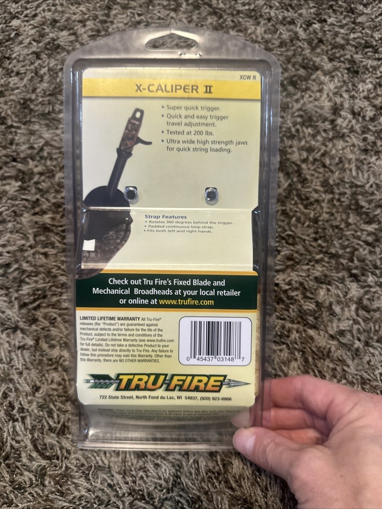 Tru-Fire X-Caliper II Powerstrap Release Archery Bow