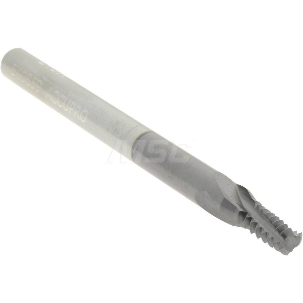Accupro #10-24 Internal 3-Flute Solid Carbide Helical Flute Thread Mill TiAlN...