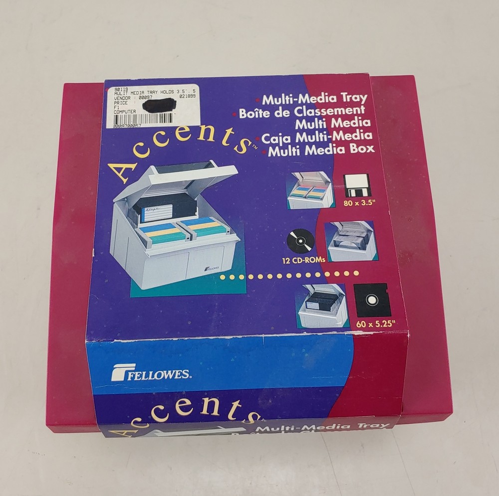 Fellowes Accents Multi-Media 5.25" 3.25" Disk Holder