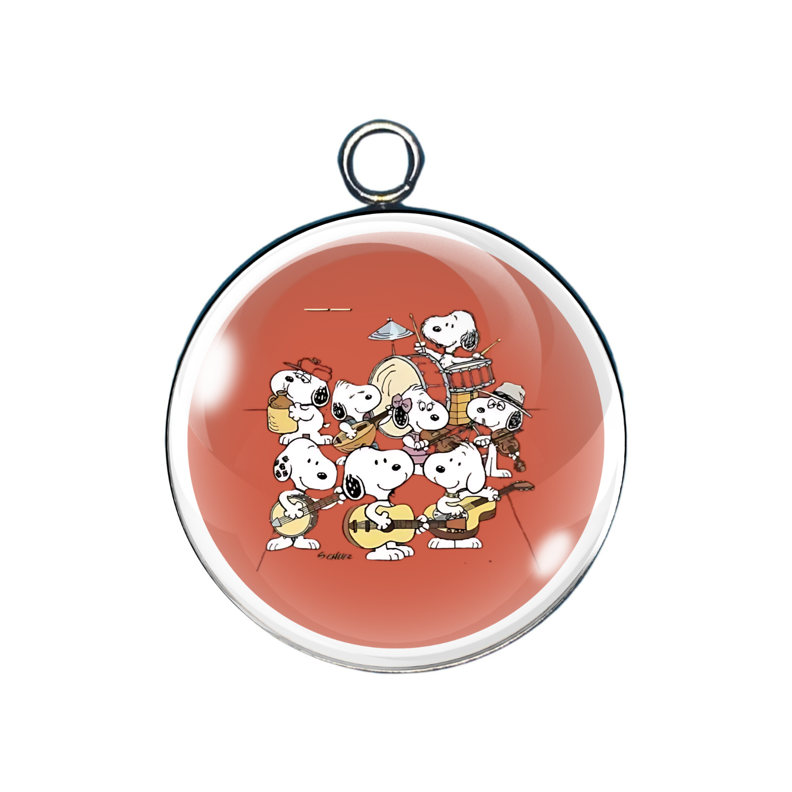 Snoopy Glass Cabochon Charms
