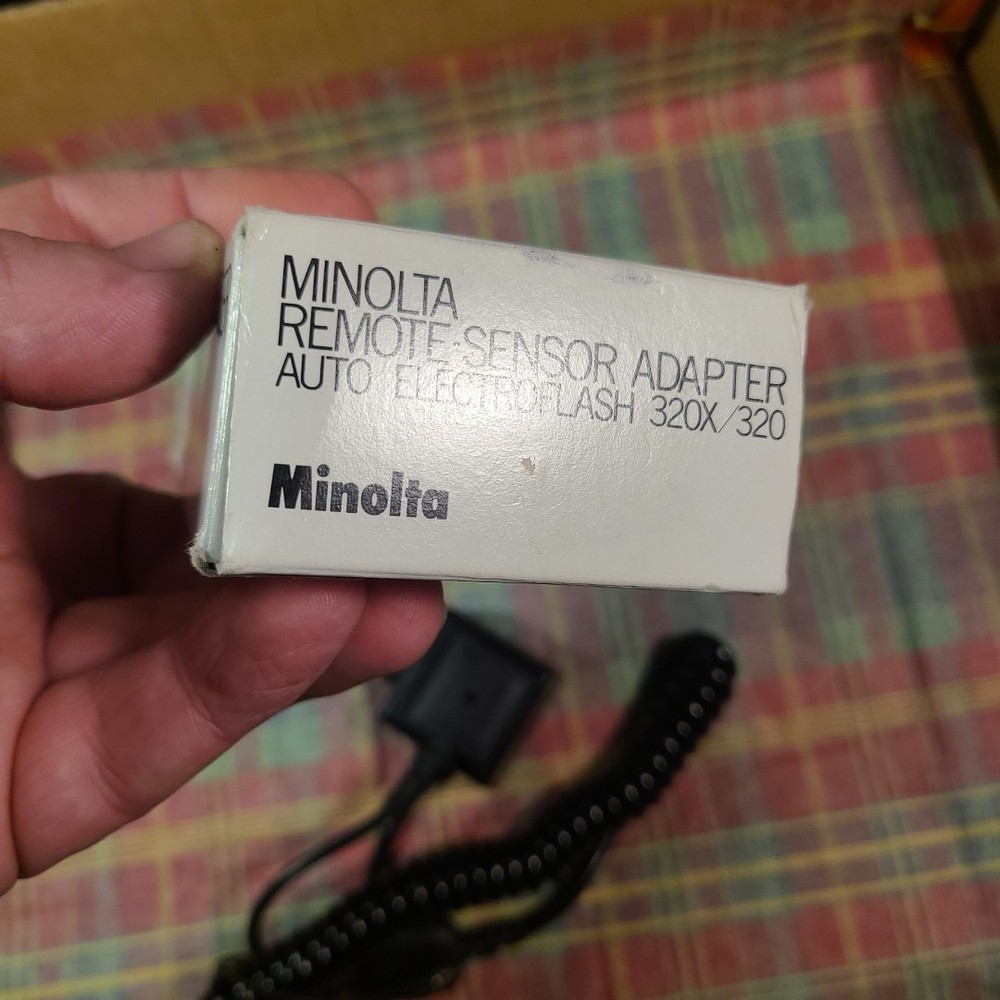MINOLTA REMOTE SENSOR ADAPTER FOR ELECTRONIC FLASH 320X/320