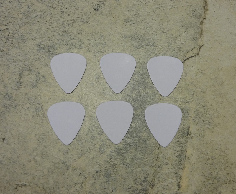 religious Designs Single Sided Picture Guitar Picks 6 in the Set