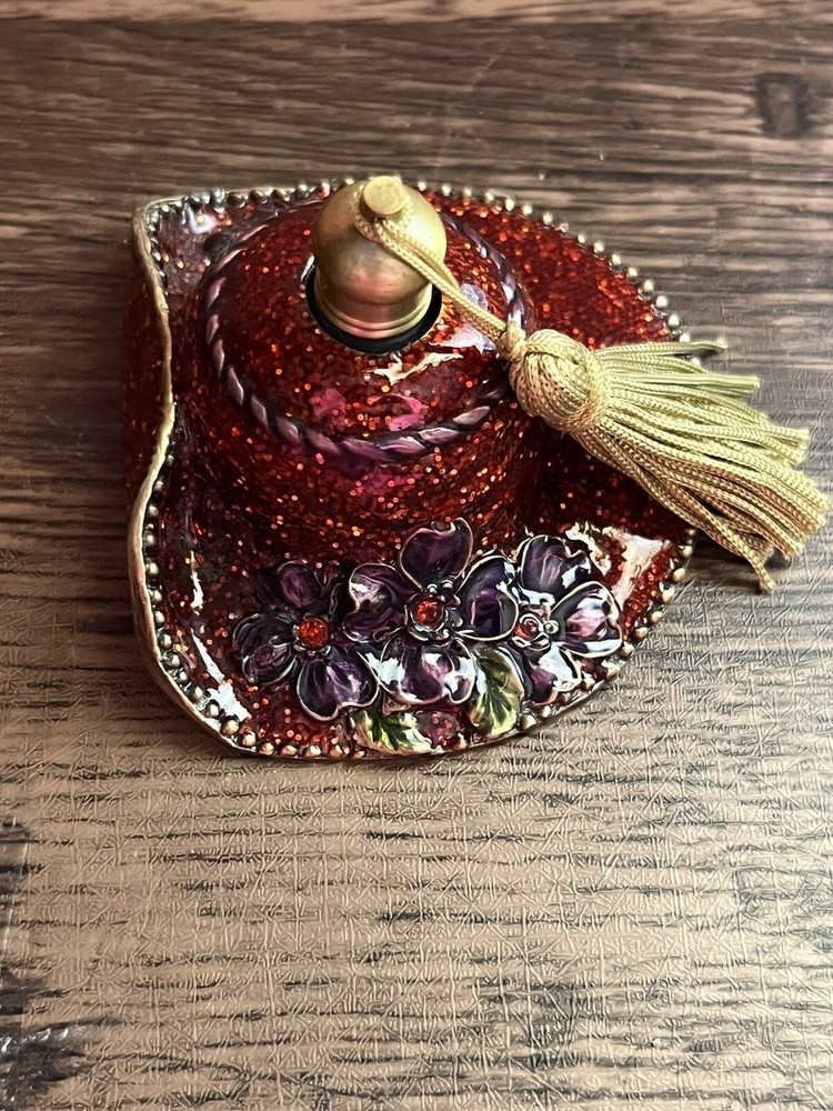 Red Hat Perfume Bottle by Spoontiques