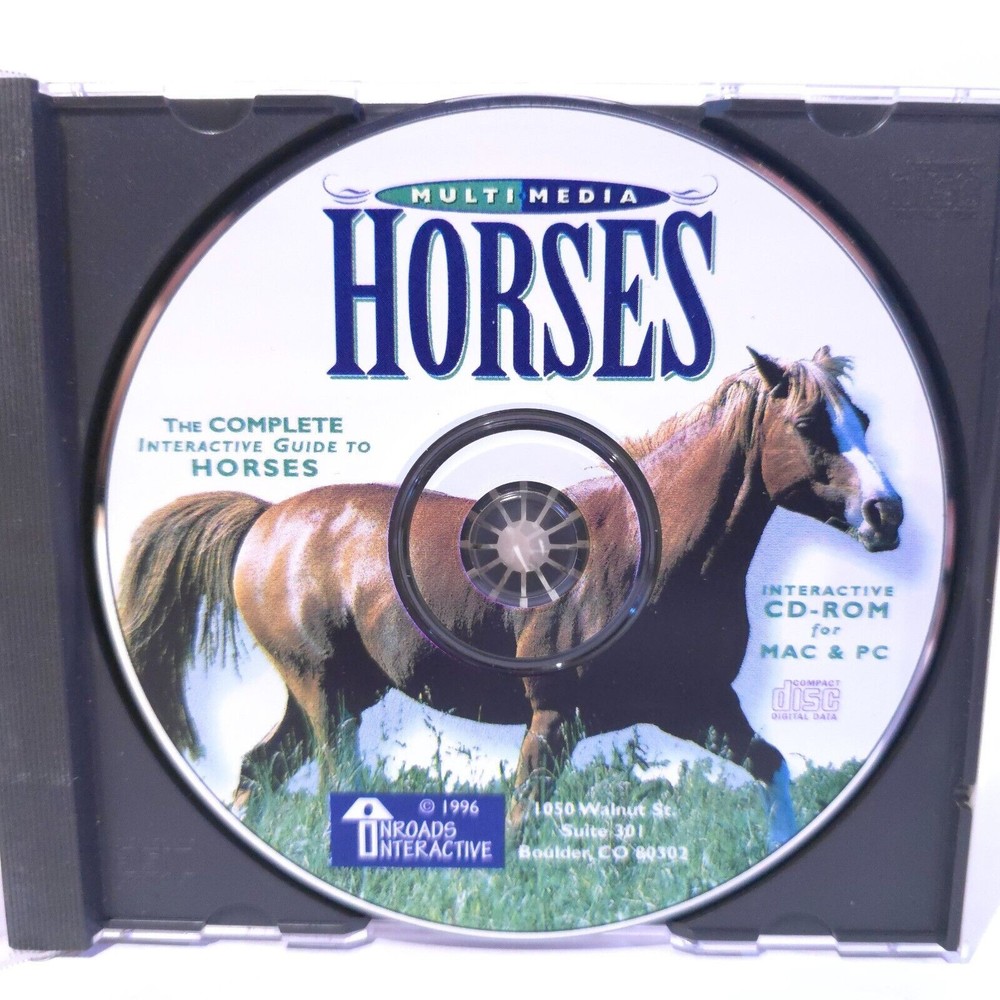 Multimedia Horses Complete Interactive Guide Breyer Horse CD-ROM Mac/Win