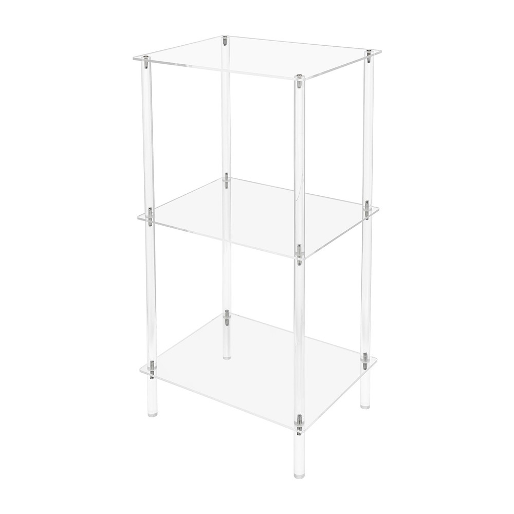 Acrylic Record Player Stand, Clear Record Player Stand, Side Table End Table