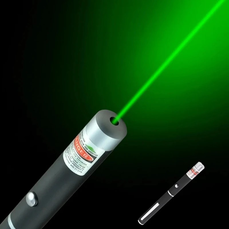 Green Laser Pointer Flashlight 300LM Presentation Torch for Classroom Meeting