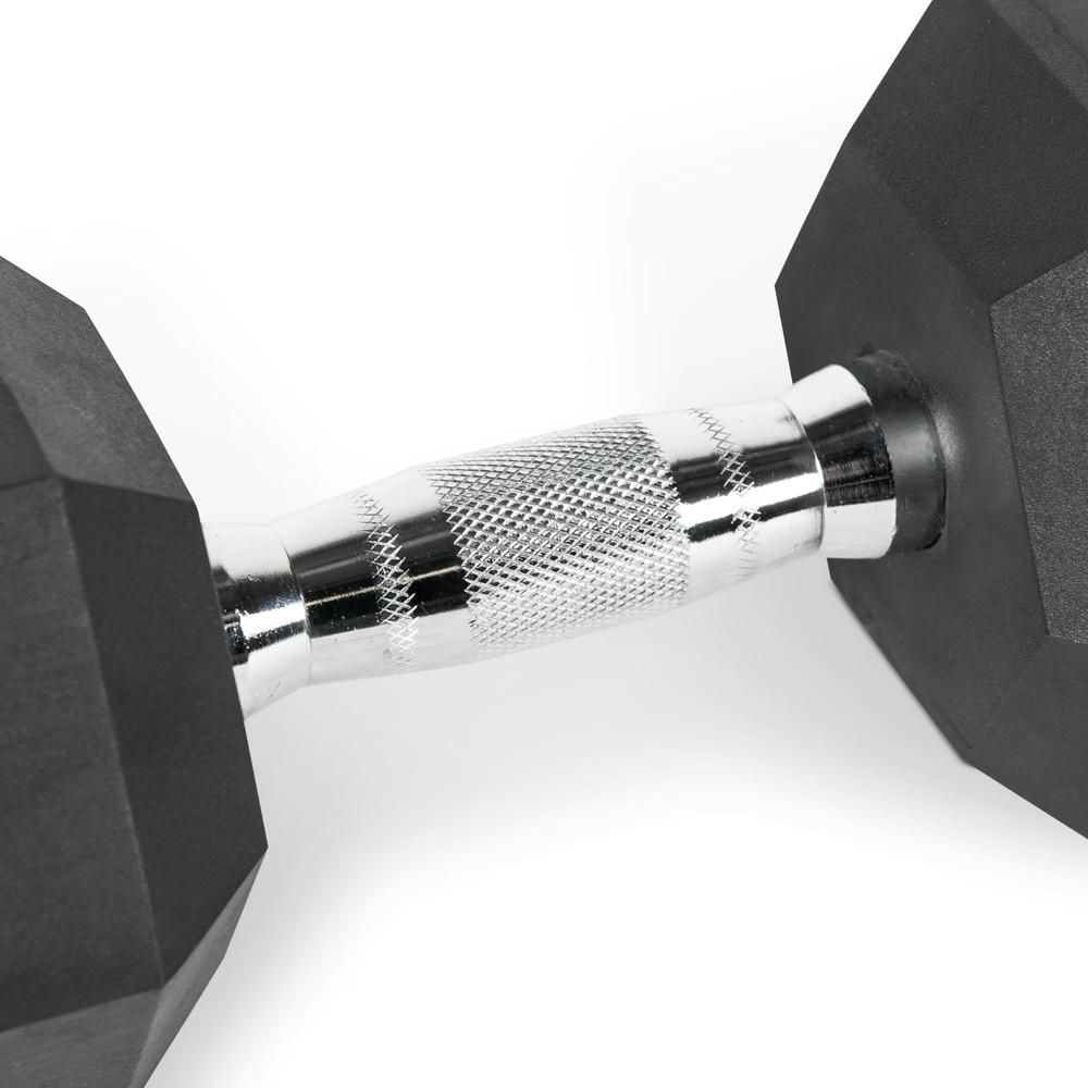 CAP Barbell, 15lb Rubber Hex Dumbbell, Single