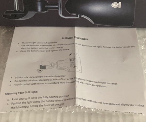 Barbecue Grill Light