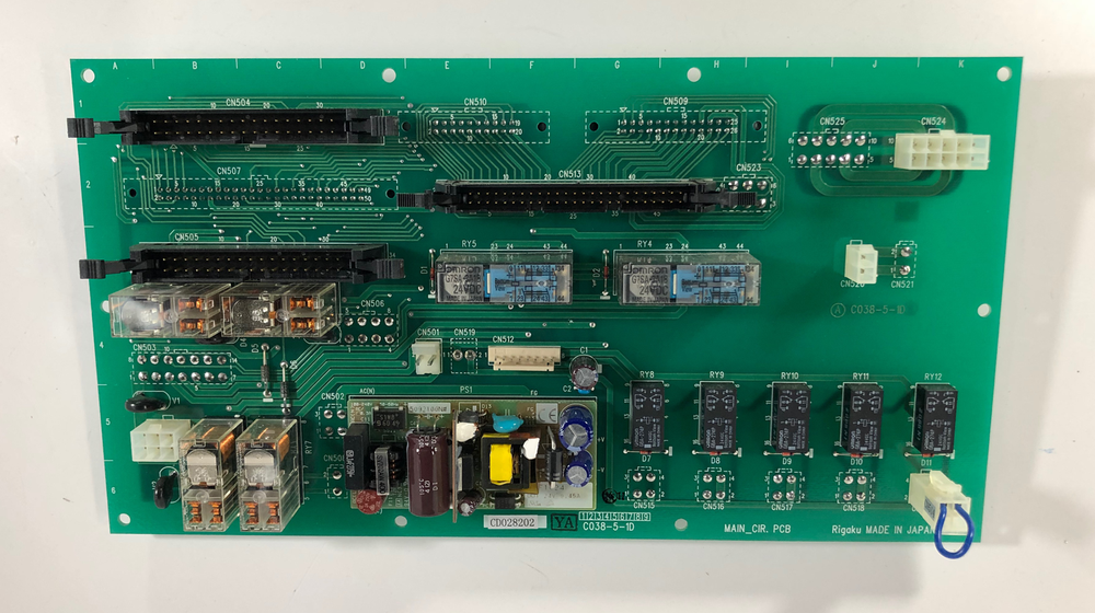 Rigaku FR-E SuperBright MAIN_Cir. PCB Rotating Anode Controller Board C038-5-1D