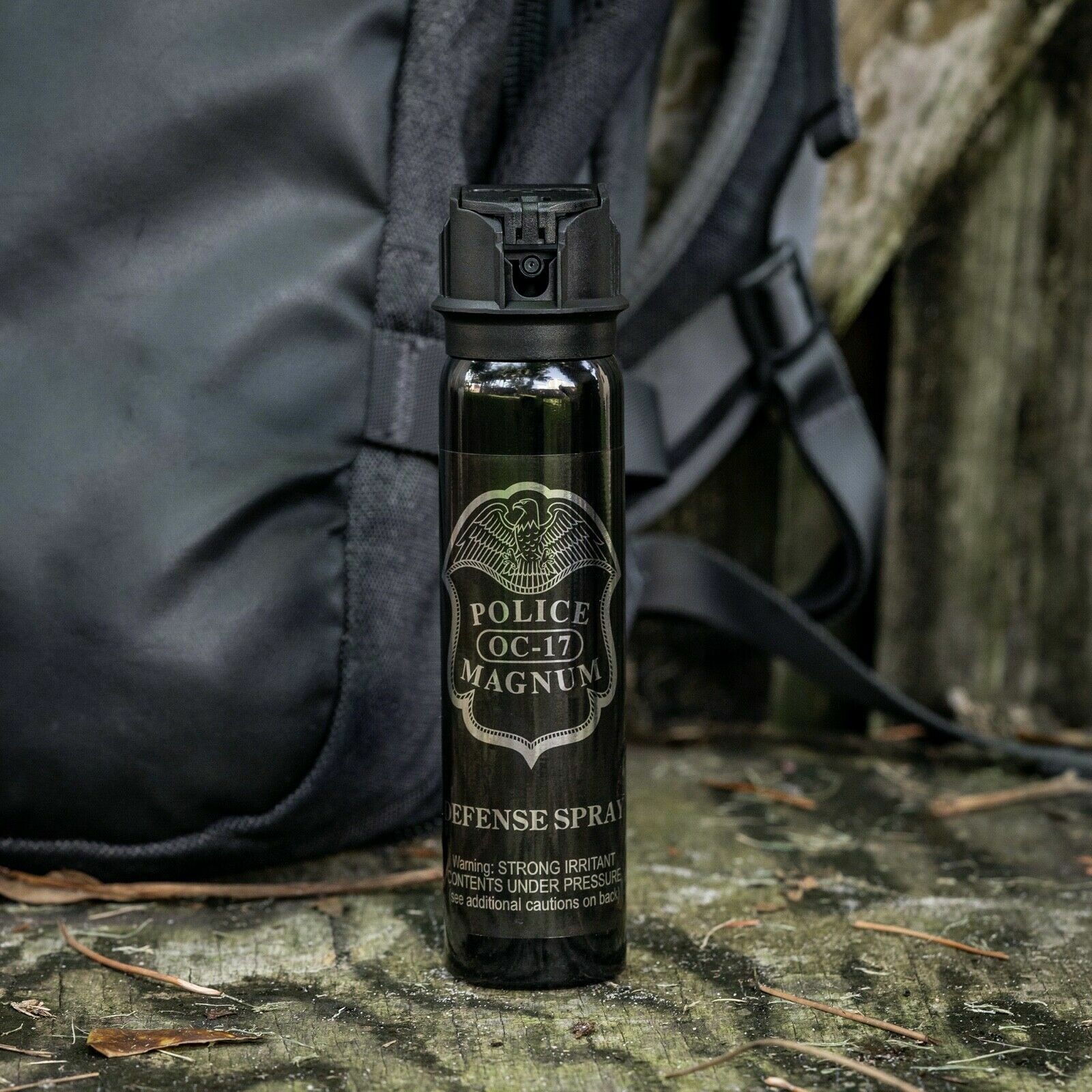 2 PACK Police Magnum pepper spray 5oz Flip Top Stream Self Defense Security