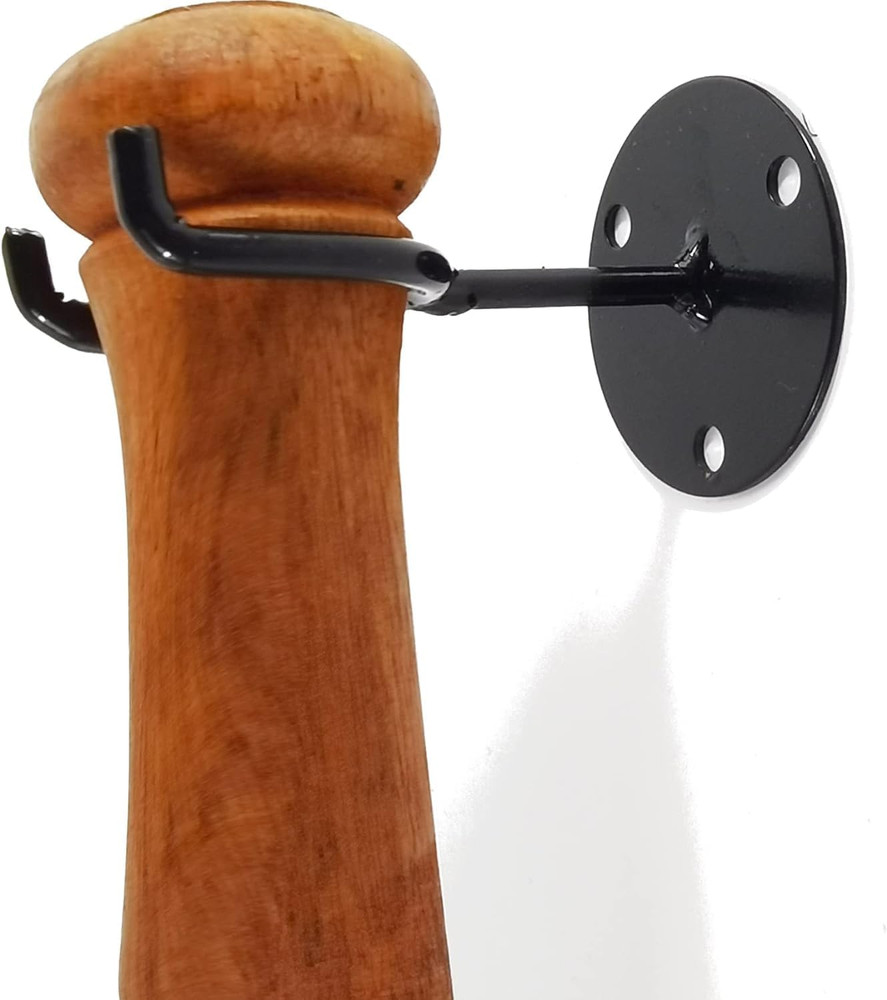 4PCS Baseball Bat Display Holders - Multipurpose Sturdy Wall Mounted Rack for Me