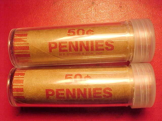 "2" 1968-S OBW LINCOLN MEMORIAL PENNY ROLLS GEM RED CENTS UNCIRCULATED++