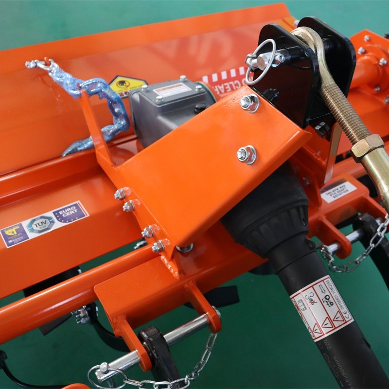 3 Point 37" Rotary Tiller Attachment Fits Cat 1 Tractor PTO Driven Work 5" Deep