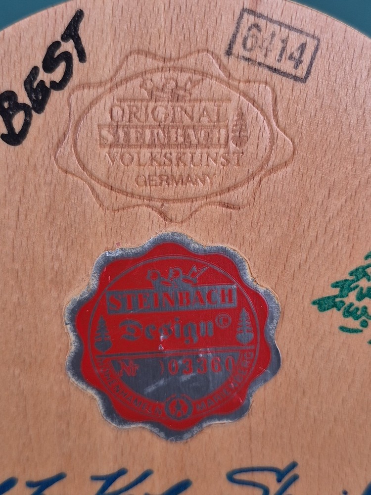 Signed Steinbach General Robert E. Lee Nutcracker Wooden Germany *READ*