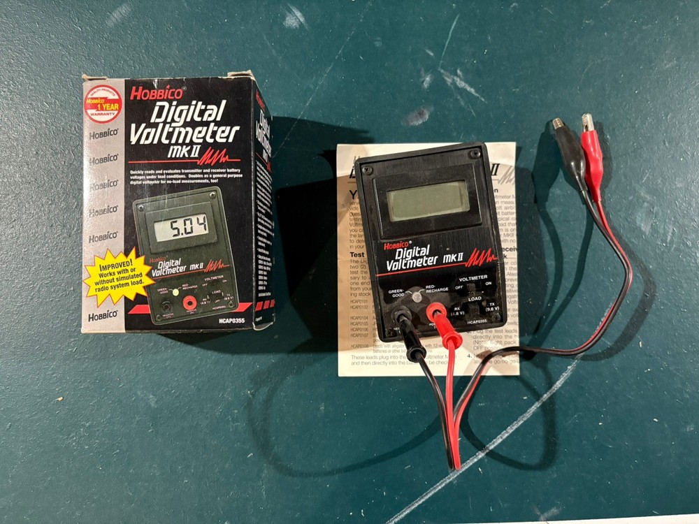 Hobbico Digital LCD Voltmeter MK II - #HCAP0355