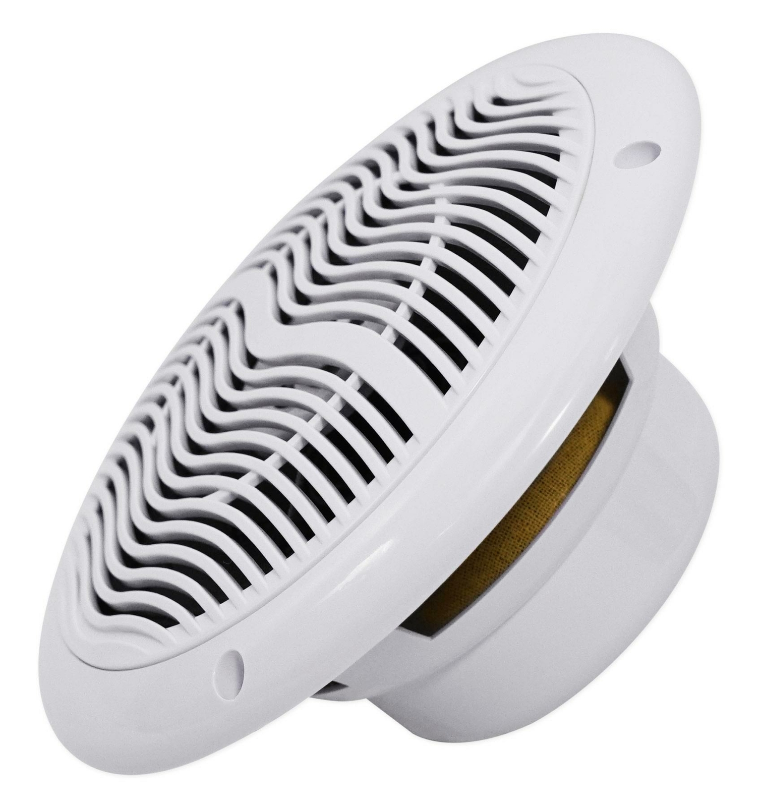 (4) Rockville RMC65W 6.5" 1200 Watt Waterproof Marine Boat Speakers 2-Way White