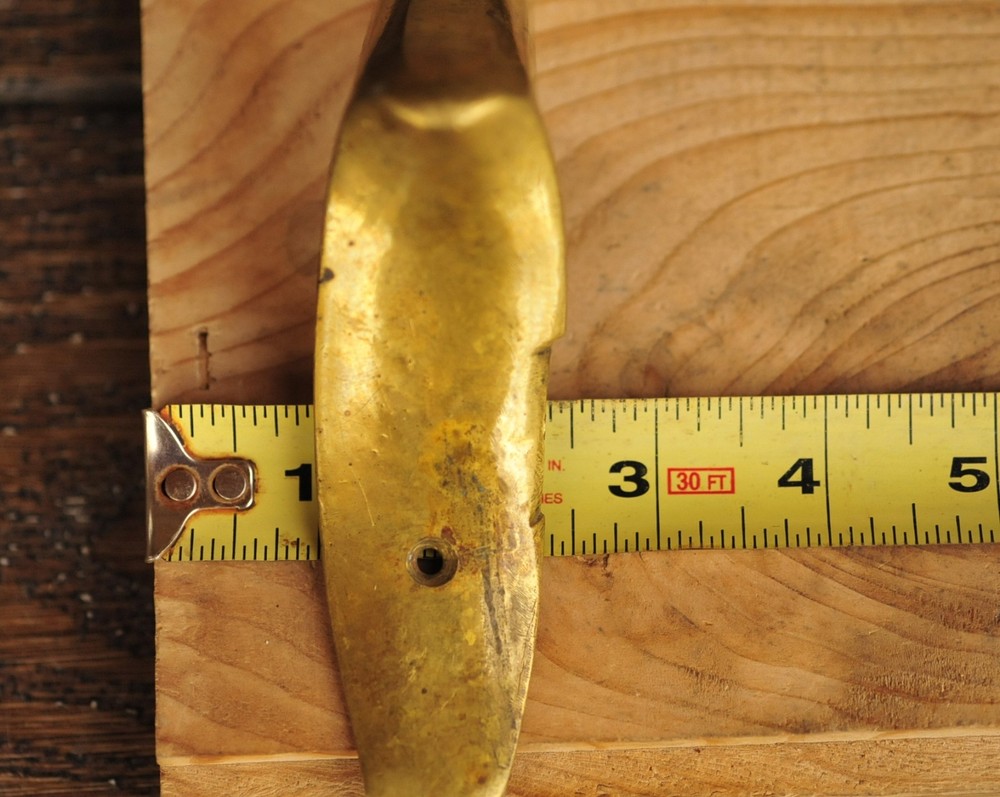 Black Powder Muzzleloader Brass Buttplate (See Measurements)