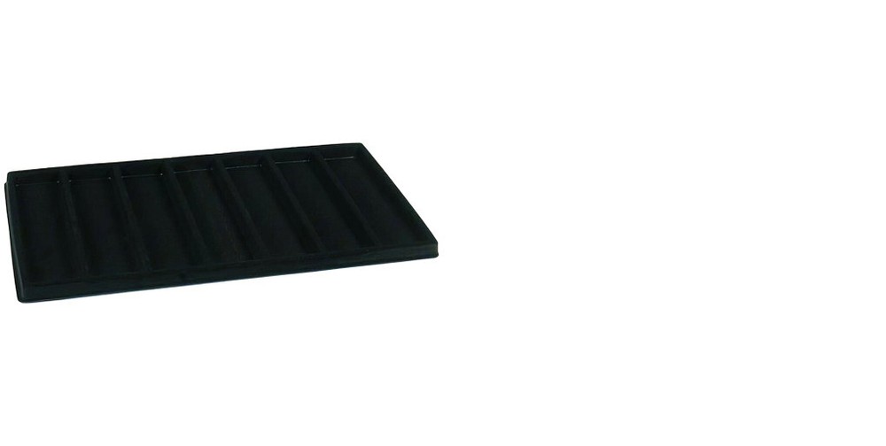 5 Beige 7 Compartment Bracelet Display Tray Inserts